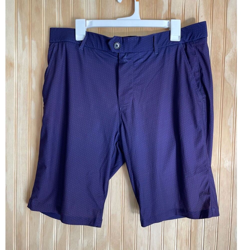 Greyson golf performance shorts outdoor sports purple men 35